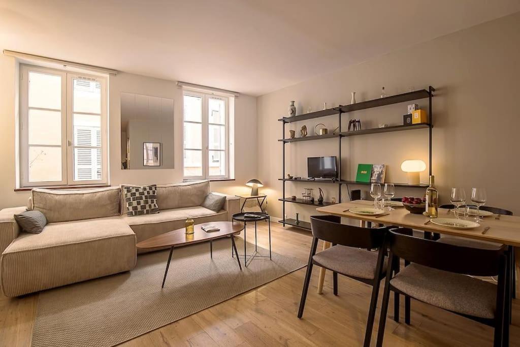 Rare Appart 2 Chambres En Duplex Design Au Panier Marseille Exterior photo